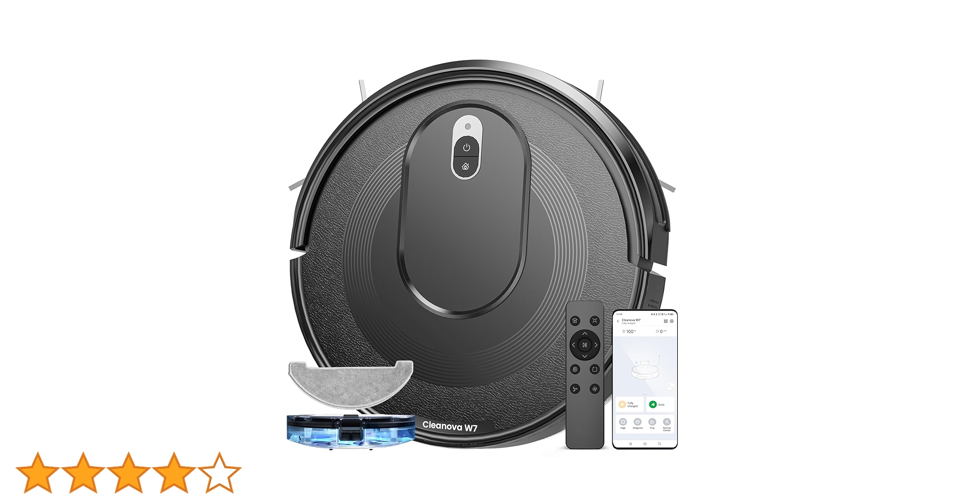 Vexilar W7 2-in-1 Robot Vacuum Cleaner with Sweeping